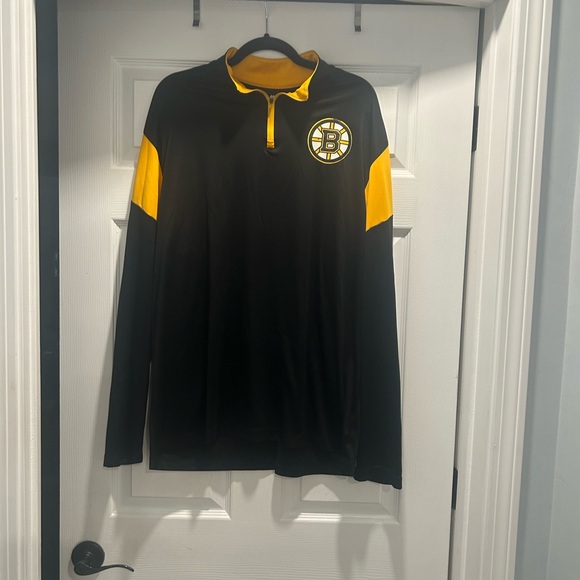 Fanatics Other - Fanatics Bruins Black and Yellow Men's Pullover Quarter Zip